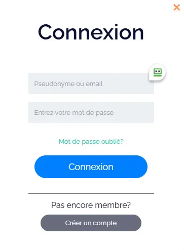 Connexion des membres du Play2Win Casino