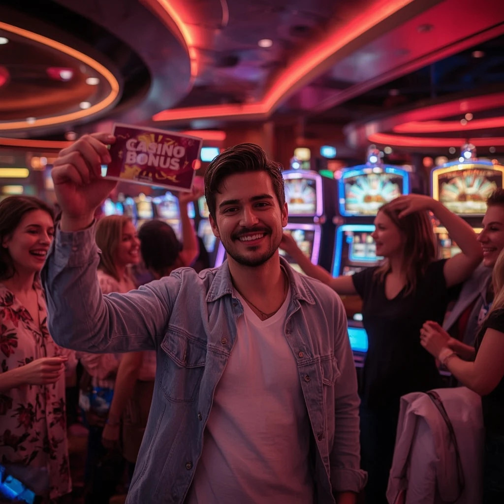 une personne avec un bonus Play2Win Casino